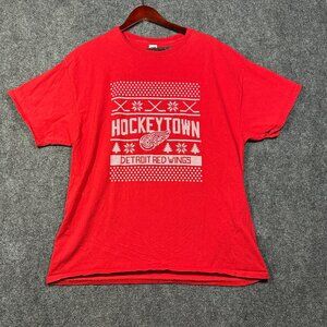 Hanes Detroit HockeyTown Motor City Casino Hotel T Shirt Size XL Pre-owned